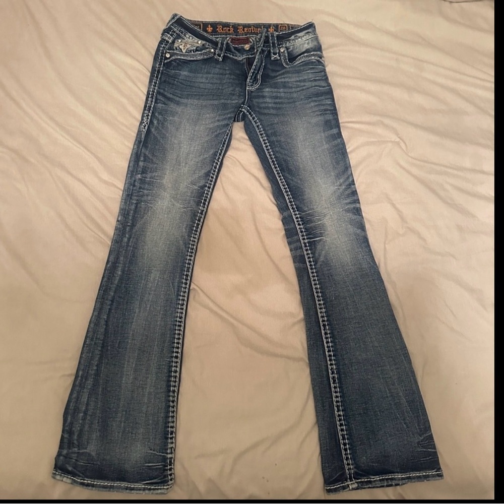 ‼️Rock Revival Womens Bootcut Jeans 26 Nadine‼️ WORN ONCE ‼️RETAIL $179 - Picture 13 of 14